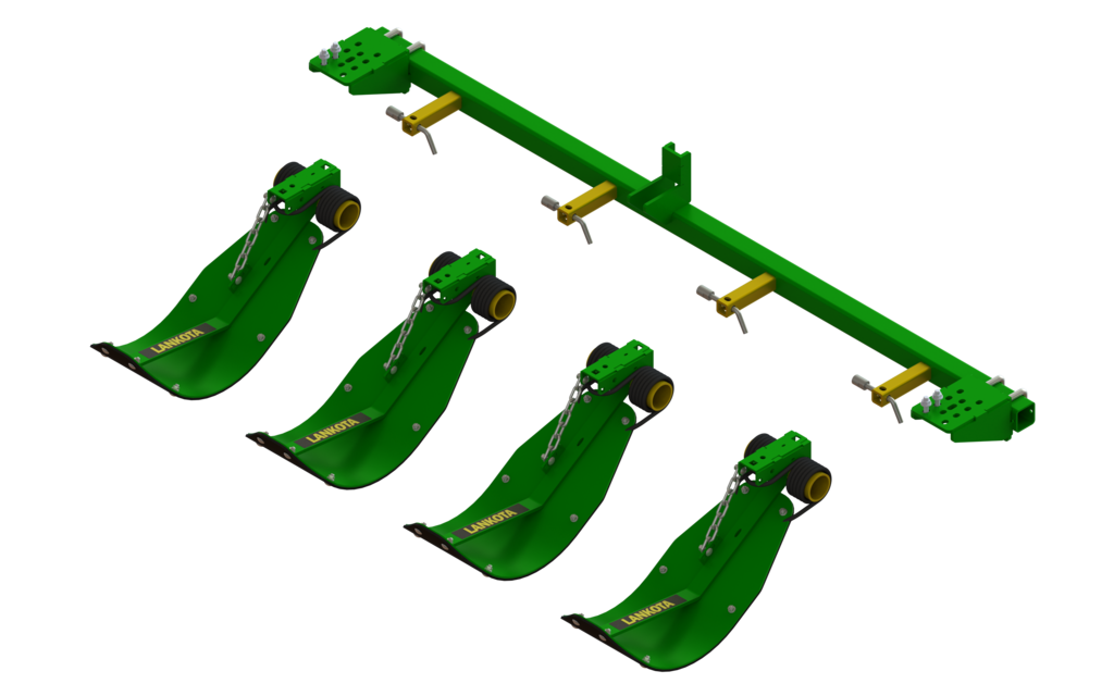 LANSS650F4 -- Lankota Stalk Stomper® Under Feeder House Mounting Kit for John Deere® Corn Heads
