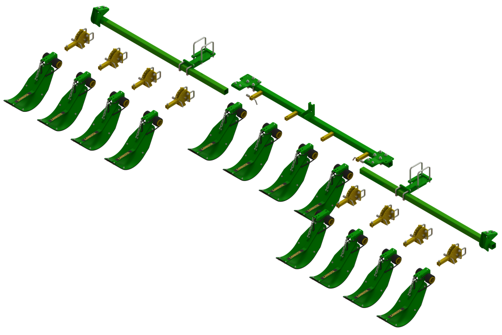 LANSSC12R12N -- Lankota Stalk Stomper® Mounting Kit for John Deere® C12R Series Corn Head with 20" or 22" rows