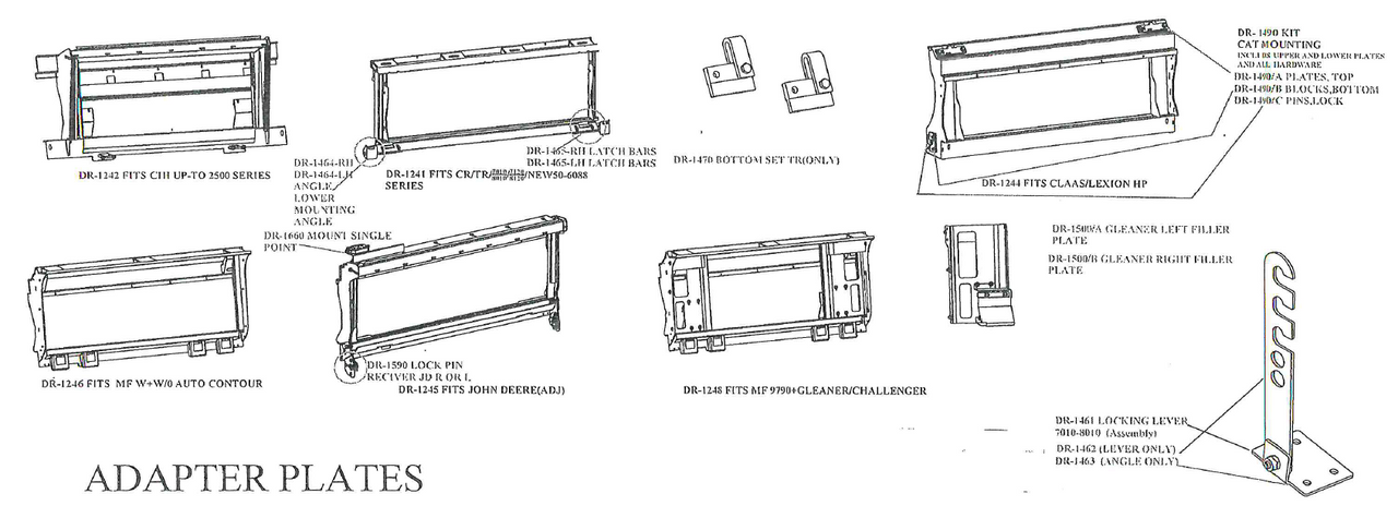 DRAGO -- Series I Adapter Plates Breakdown