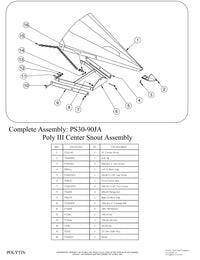 Thumbnail for PS30-90A -- Narrow Row Center Snout with Point 30'' IH Red