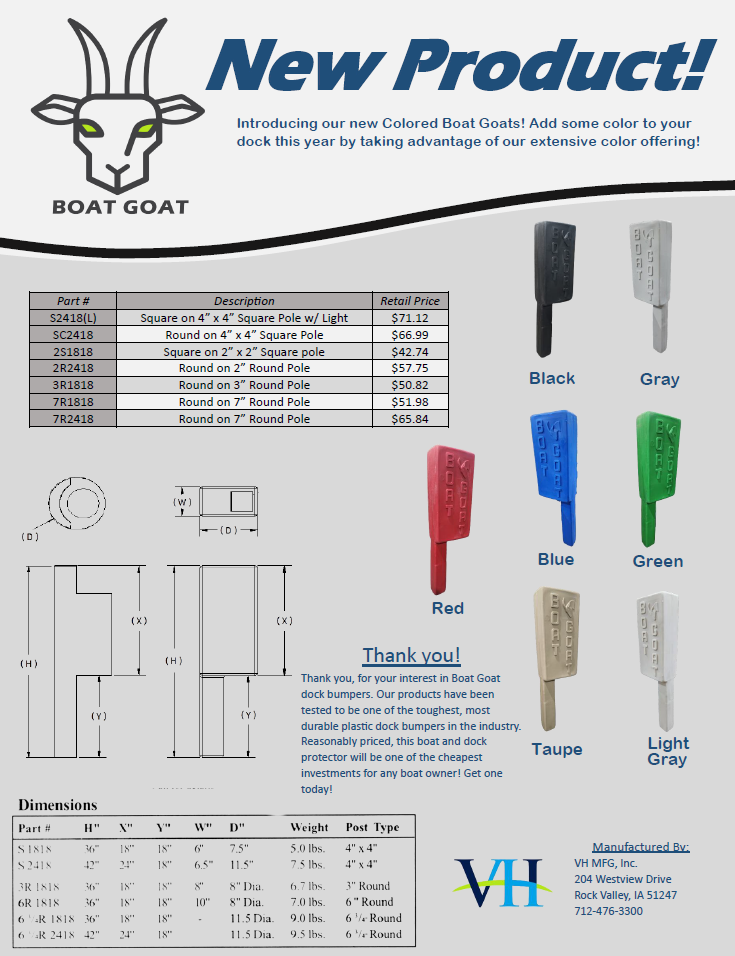 Who Is Boat Goat? – VH MFG, INC.