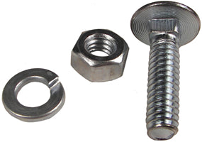 2183-3153430 -- 6 BOLT WASHER & NUT SET (1/4"Z/P)