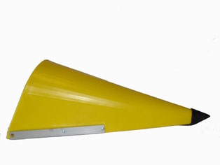PLHS-30A -- LH Fender Snout Assembly, NH Yellow