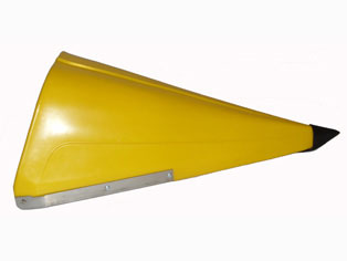 PS30-30A -- 30" Center Snout Assembly, Yellow (Used on Polytin Divider Only)