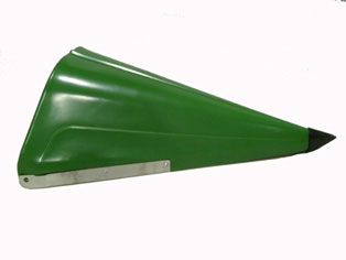 PS30-40A -- Narrow Row Center Snout with Point - 30" JD Green