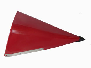 PS38-90A -- Wide Row Center Snout with Point 38'' - 40'' IH Red